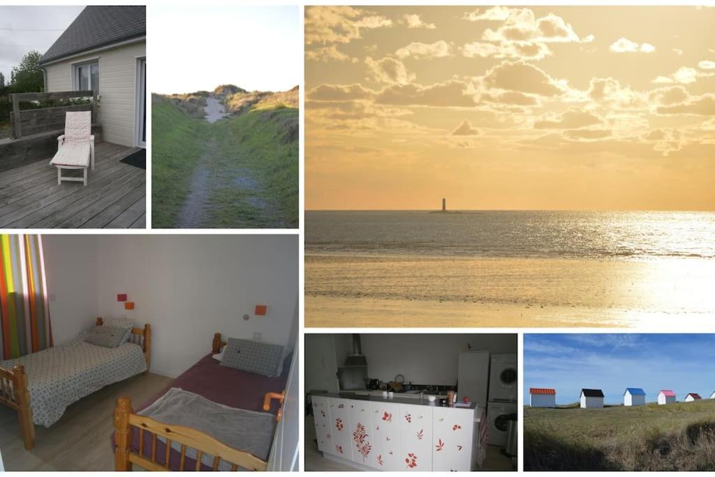 Maison Bord De Mer Individuel Gouville-sur-Mer Exterior foto